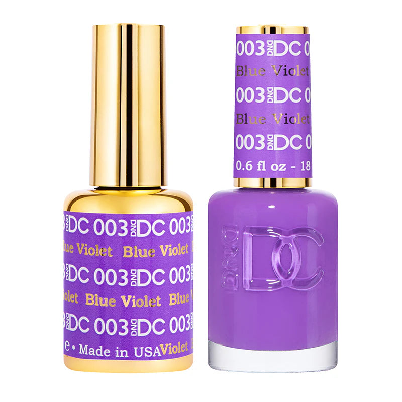 #003 - DND DC Gel UV/LED Soak Off - Azul Violeta