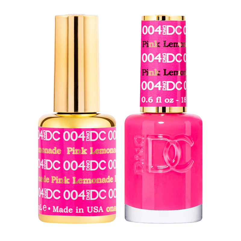 #004 - DND DC Gel UV/LED Soak Off - Limonada rosa