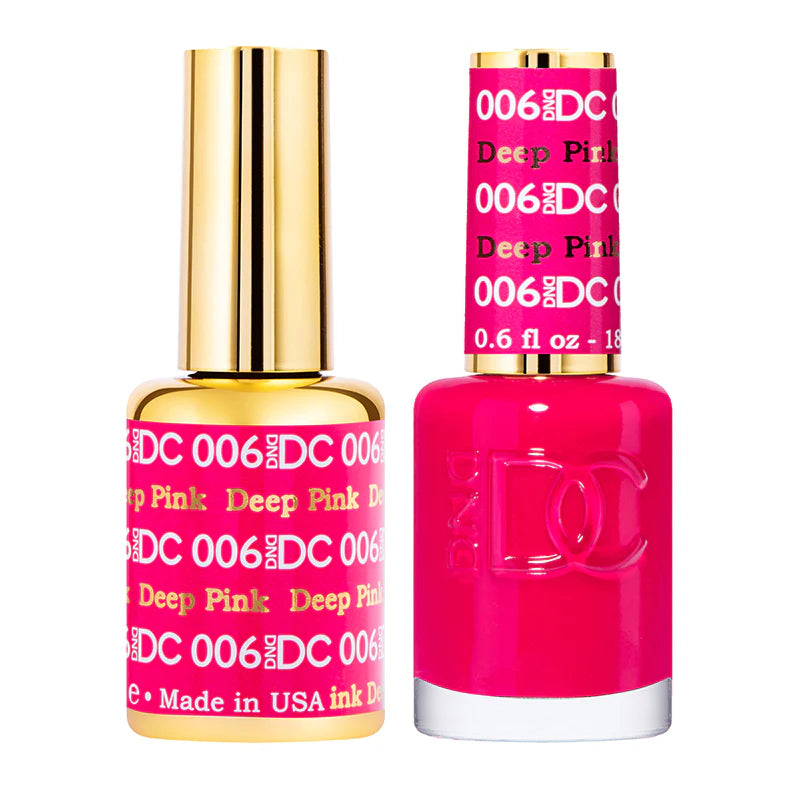 #006 - DND DC Gel UV/LED Soak Off - Rosa intenso
