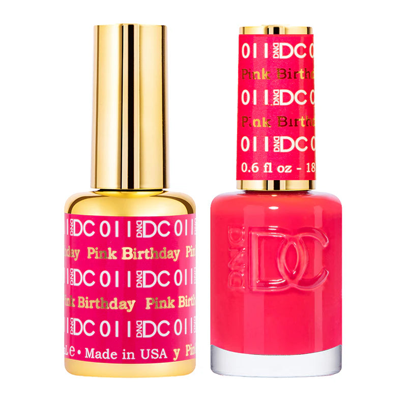 #011 - DND DC Gel UV/LED Soak Off - Cumpleaños rosa