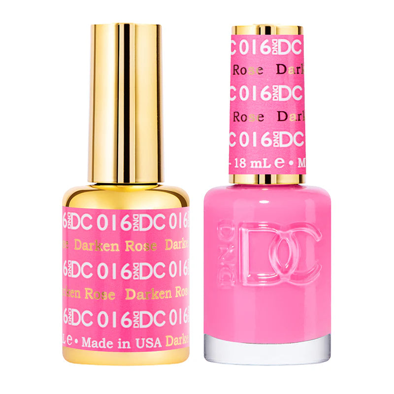 #016 - DND DC Gel UV/LED Soak Off - Rosa oscuro
