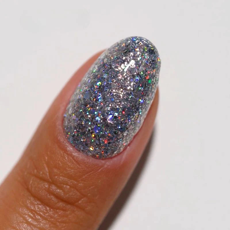 #025 - Esmalte en gel DND Diva UV/LED Soak Off - Chunky Holo