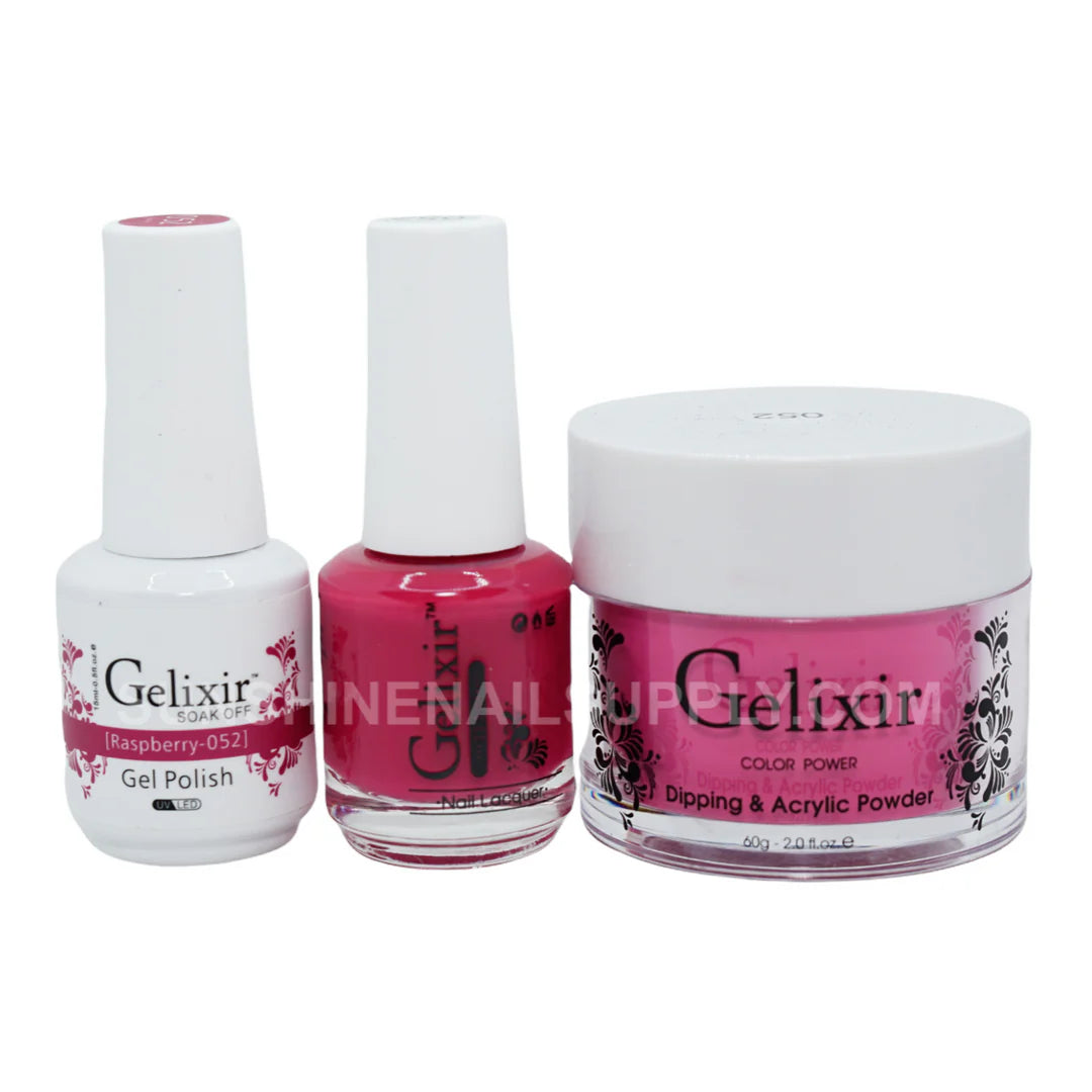 #052 - Esmalte en gel UV/LED Soak Off de Gelixir - Frambuesa