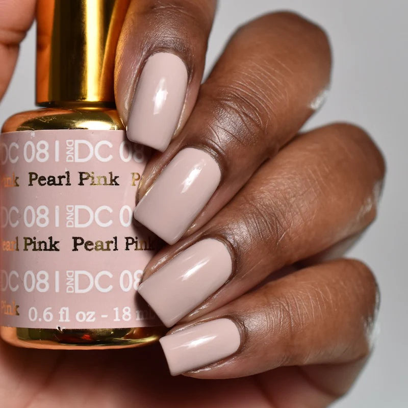 #081 - DND DC Gel UV/LED Soak Off - Pearl Pink