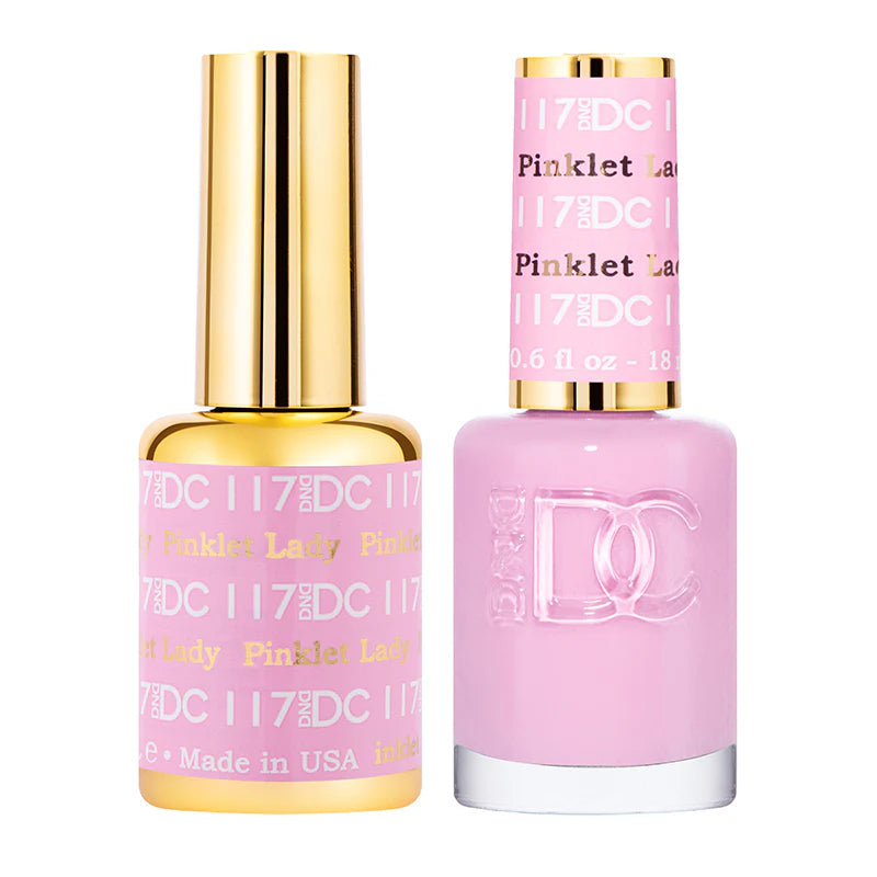 #117 - DND DC Gel UV/LED Soak Off - Pinklet Lady