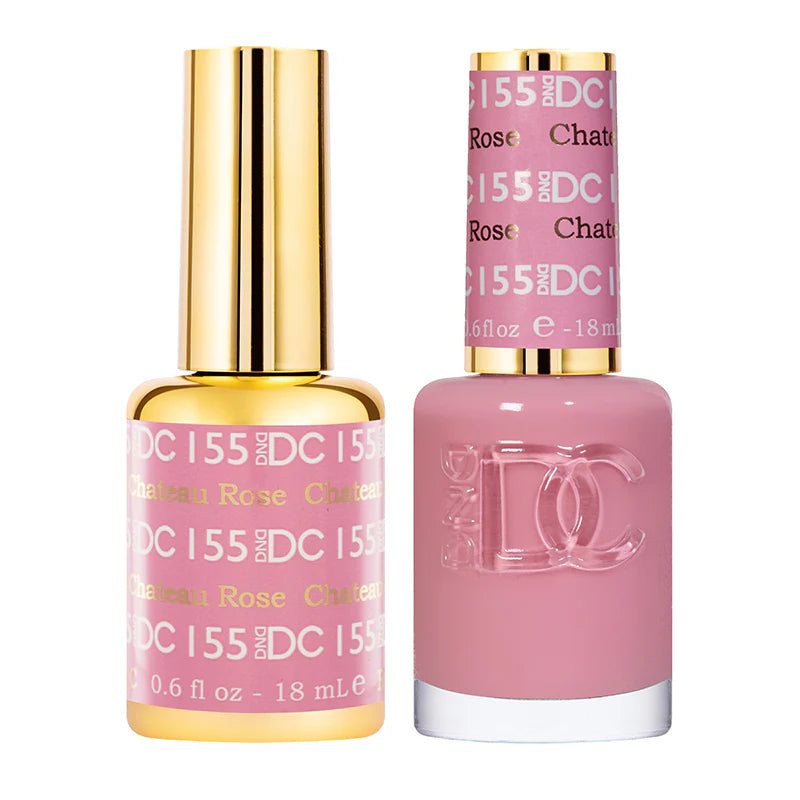 #155 - DND DC Gel UV/LED Soak Off - Rosa Chateau