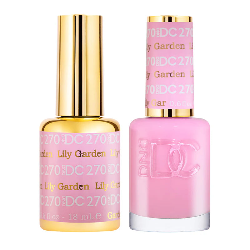#270 - DND DC Gel UV/LED Soak Off - Lily Garden