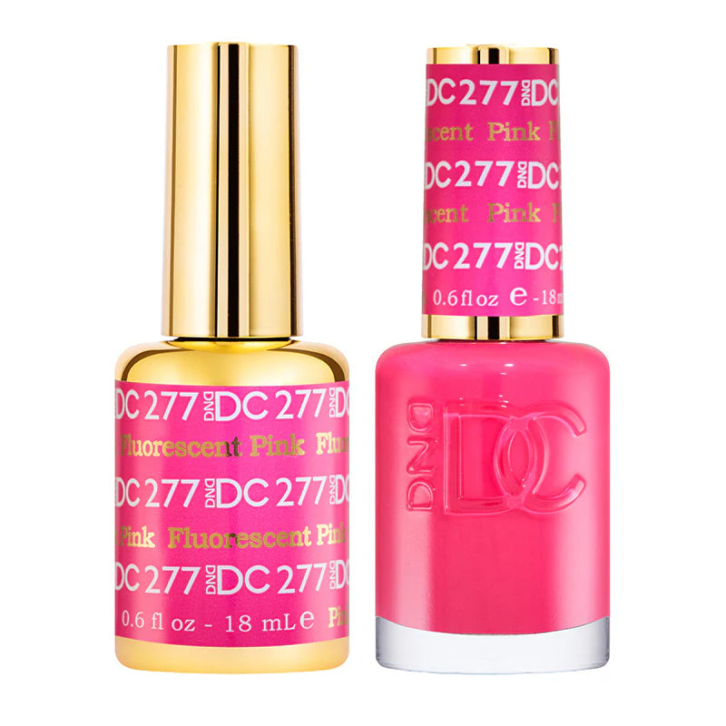 #277 - DND DC Gel UV/LED Soak Off - Rosa fluorescente