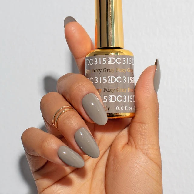 #315 - DND DC Gel UV/LED Soak Off- Foxy Gray