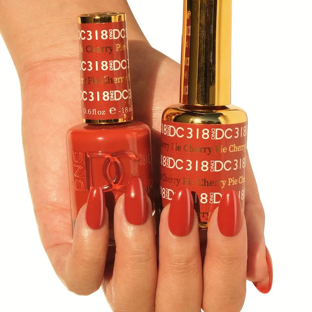 #318 - DND DC Gel UV/LED Soak Off - Cherry Pie