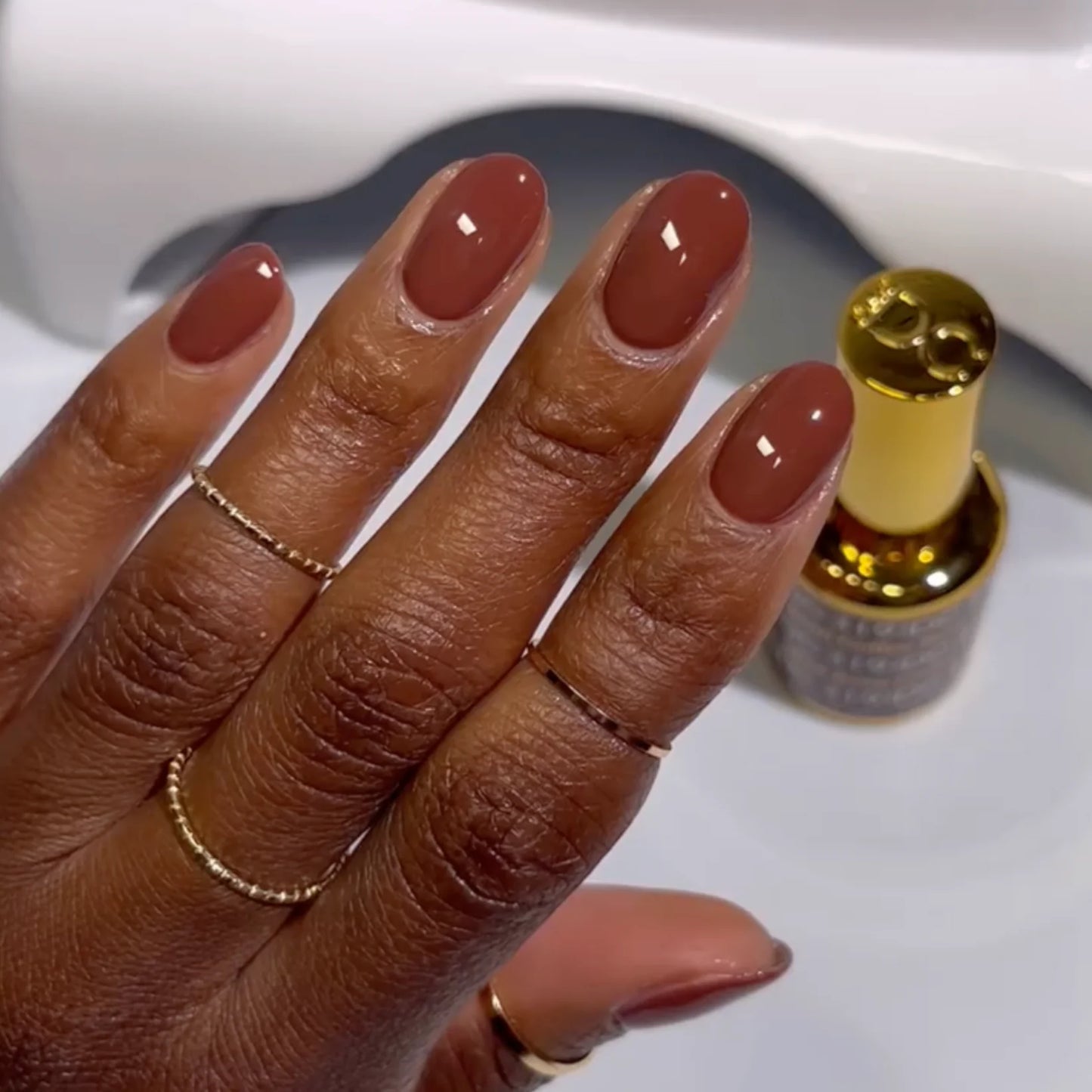 #319 - DND DC Gel UV/LED Soak Off- Coffee Bean