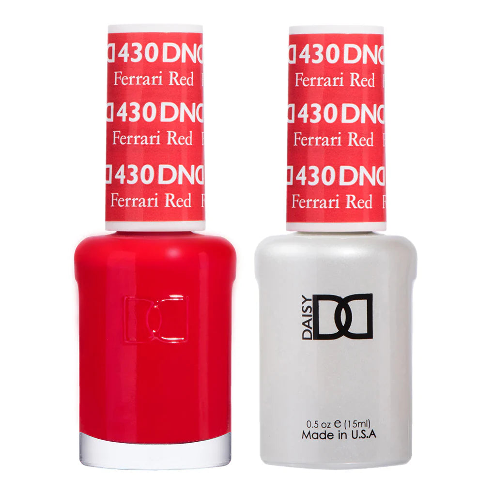 #430 - DND Daisy Gel UV/LED Soak Off - Ferrari Red