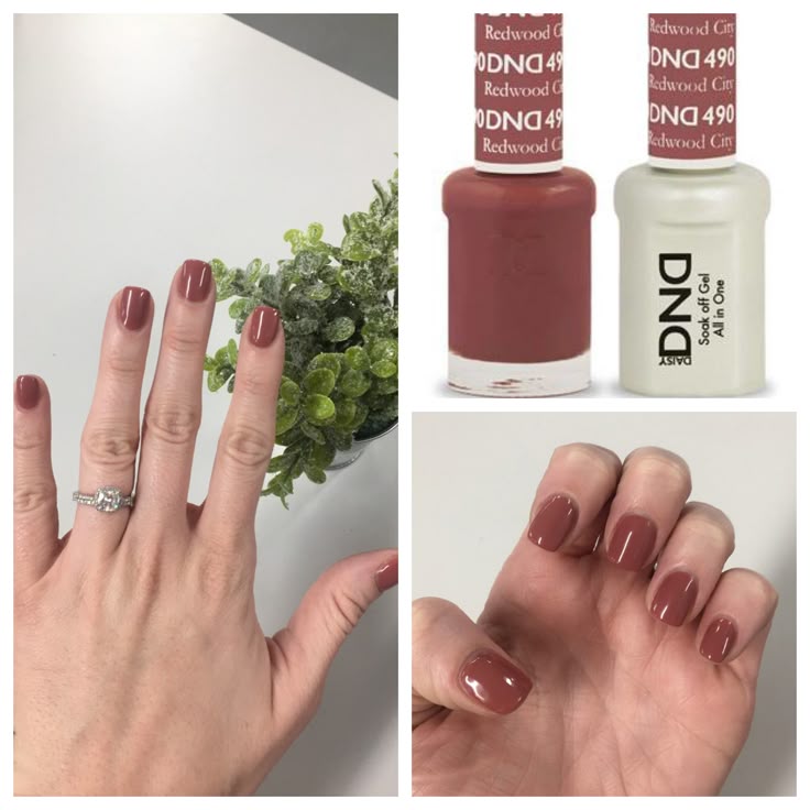 #490 - Esmalte en gel DND UV/LED Soak Off - Redwood City
