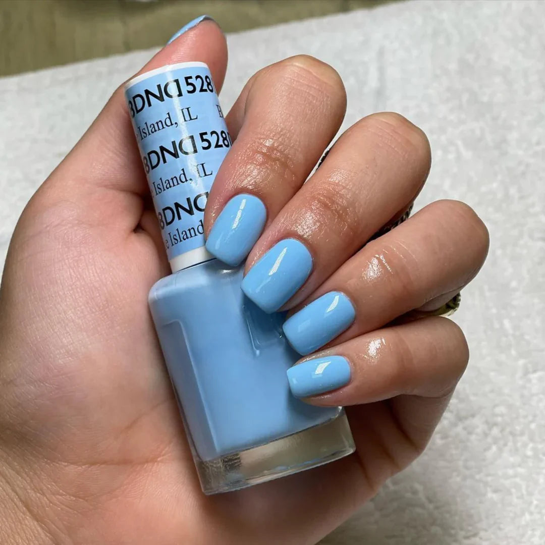 #528 - Esmalte en gel DND UV/LED Soak Off - Isla Azul