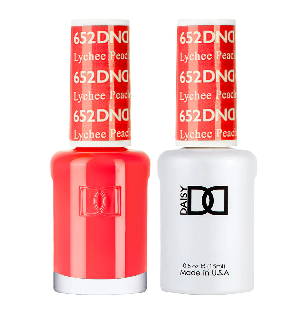 #652 - Esmalte en gel DND UV/LED Soak Off - Lichi Melocotón
