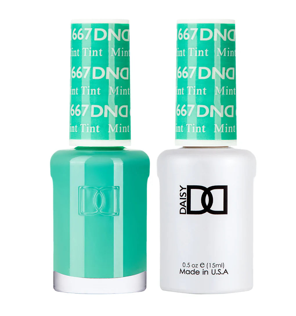 #667 - Esmalte en gel DND UV/LED Soak Off - Tono menta