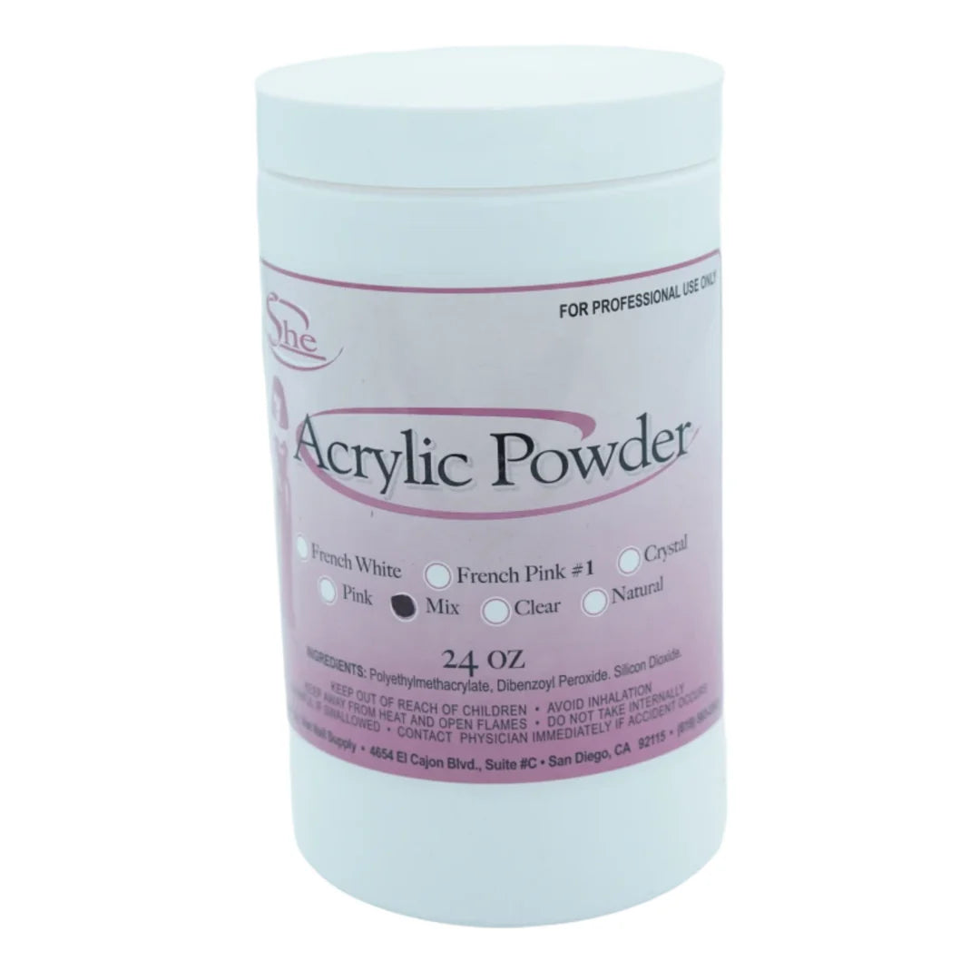 Acrylic Powder - Mix Color 24Oz