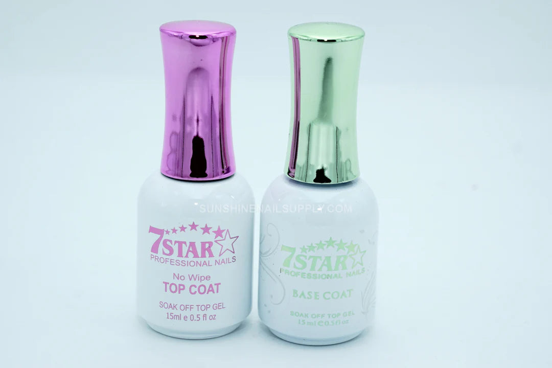 7 Star Duo Top Coat Gel & Capa Base