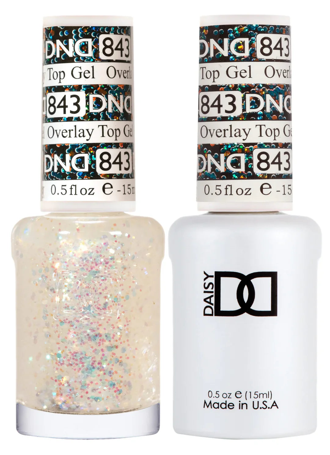 #843- Esmalte en gel DND UV/LED Soak Off - Gel de superposición