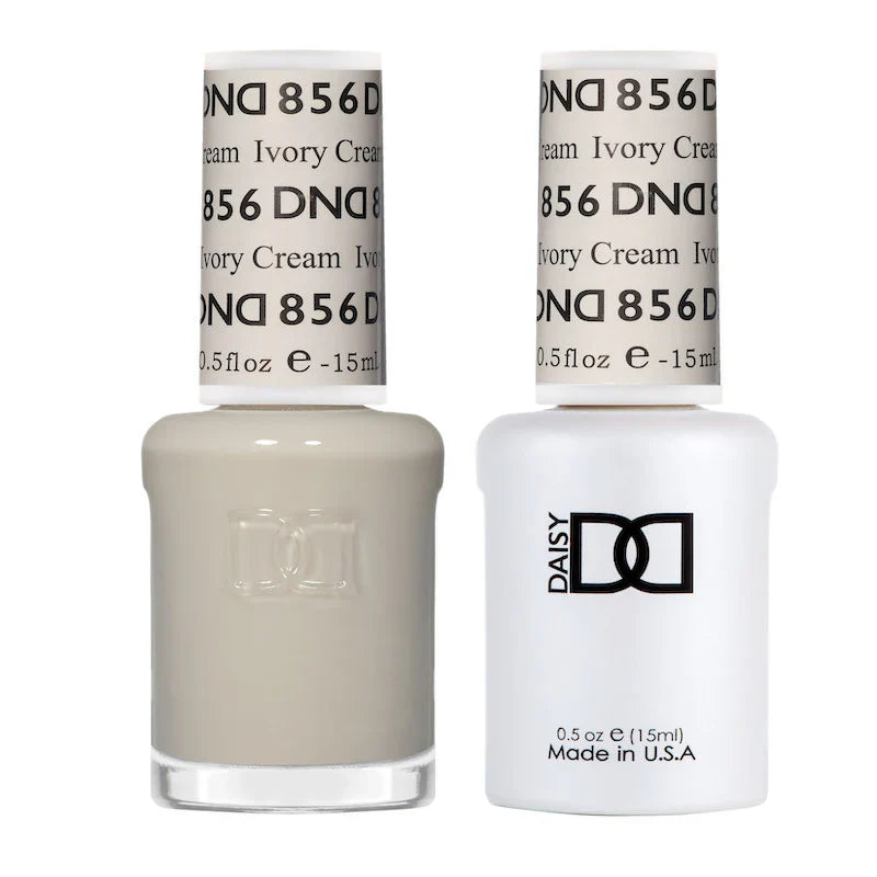 #856 - DND Daisy Gel UV/LED Soak Off- Ivory Cream