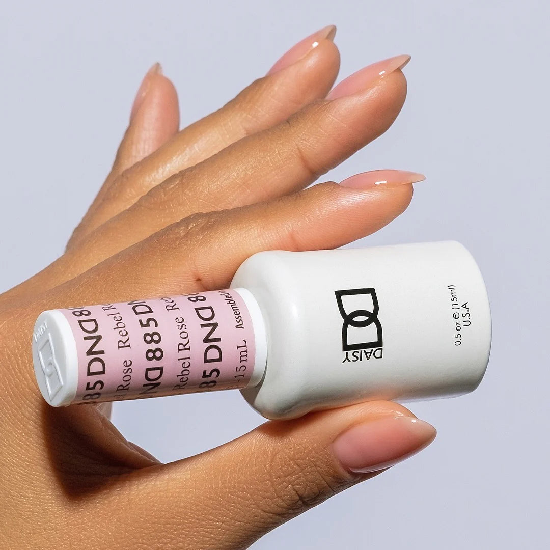 #885 - DND Daisy Gel UV/LED Soak Off - Rebel Rose