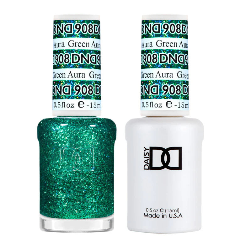 #908 - Esmalte en gel DND UV/LED Soak Off - Aura verde