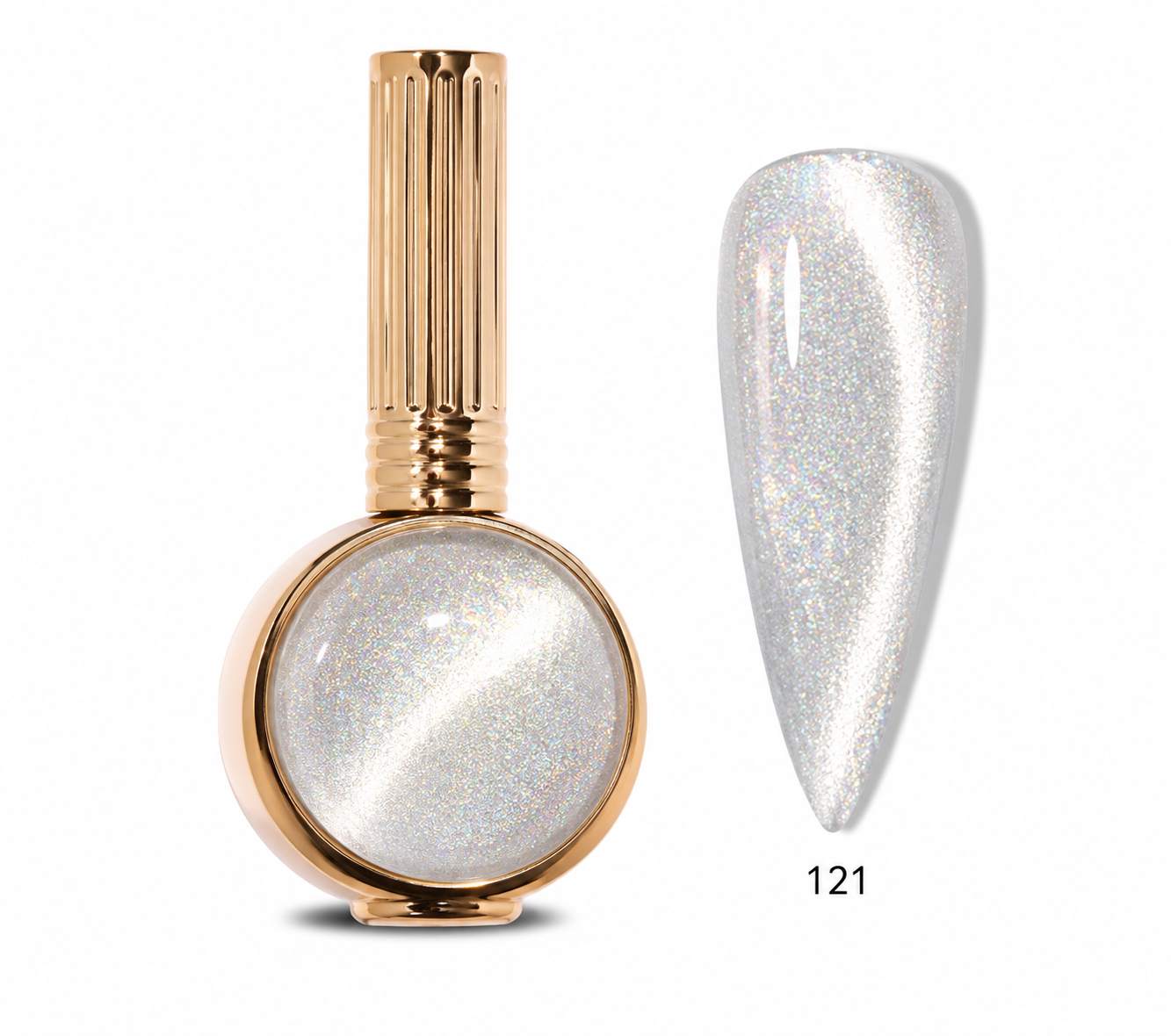 121 - Hang Neon Cat Eye - Escarcha de Diamante