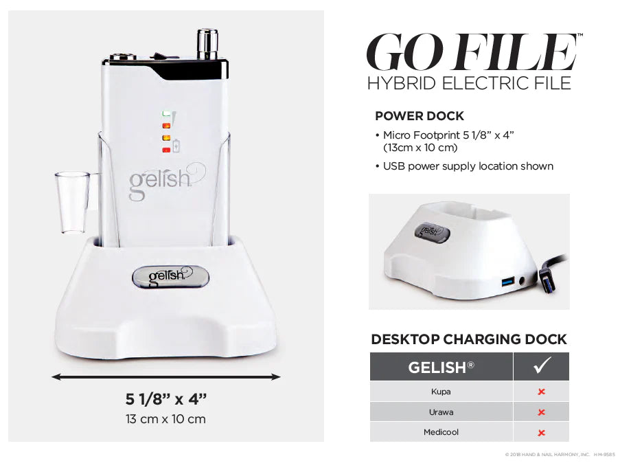 Gelish Go File Nail Drill