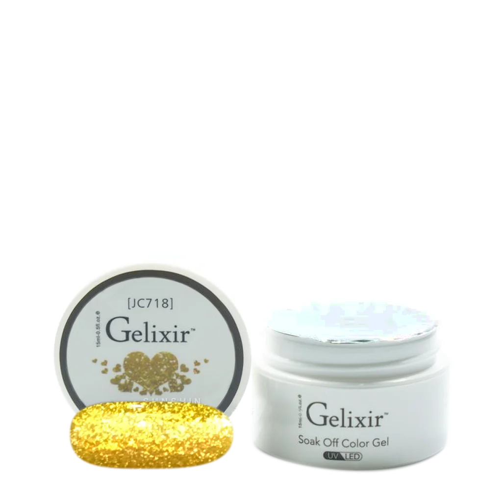 Gelixir JC 718 - Soak Off Color Gel