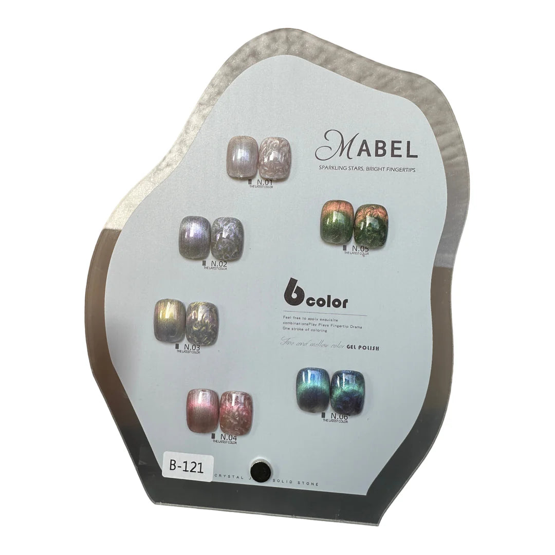 Mabel Cat Eye Gel - Estrellas brillantes - 6 colores - B121