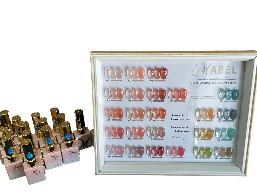 Mabel 24 Gel Translucent Colors - C16
