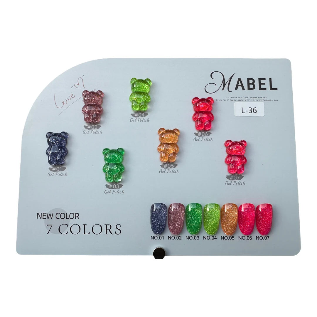 Mabel Gel 7 colores - Colección Bloom - L36
