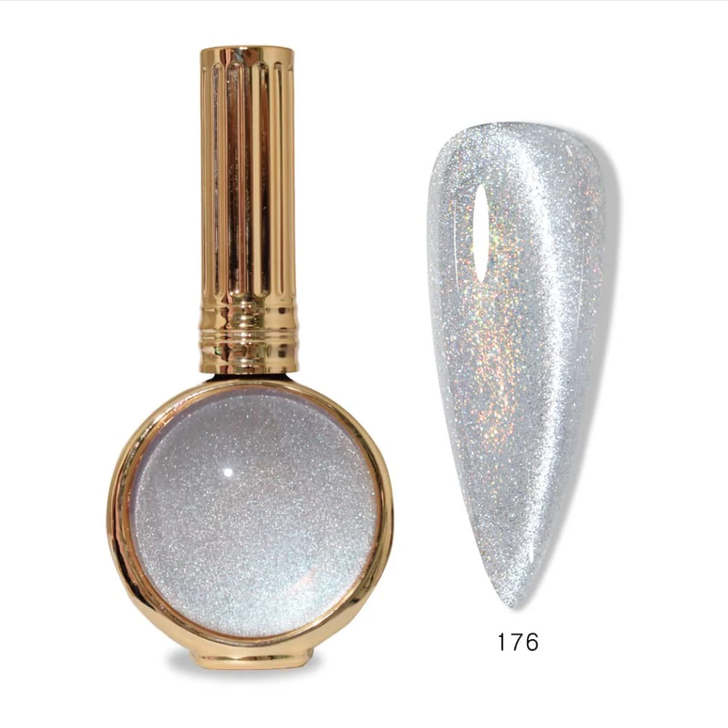 176 - Hang Nude Shimmer Cat Eye - Bruma Plateada