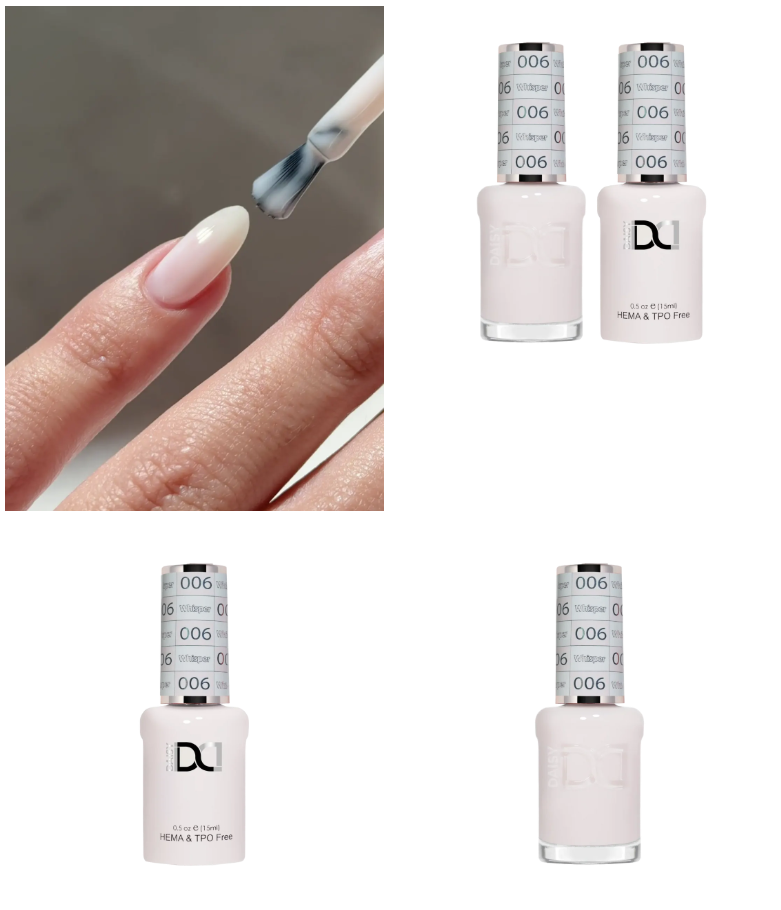 #006 Whisper - DND Libre de HEMA & TPO - Gel & Esmalte Tradicional