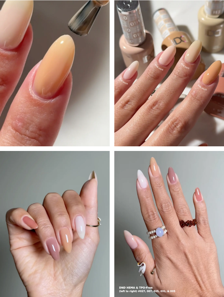 #025 Sweet Nothings - DND Libre de HEMA & TPO - Gel & Esmalte Tradicional