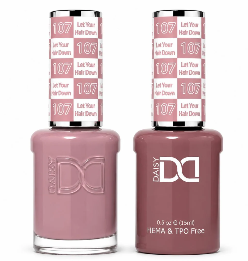 #107 Let Your Hair Down - DND HEMA & TPO-free Gel & Lacquer