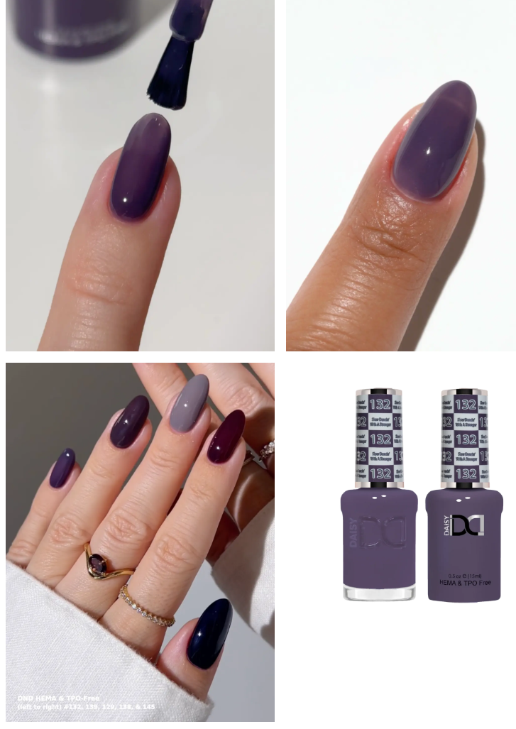 #132 Slow Dance With A Stranger - DND HEMA & TPO-free Gel & Lacquer