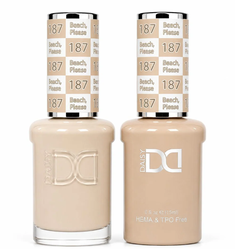 #187 Beach, Please - DND HEMA & TPO-free Gel & Lacquer