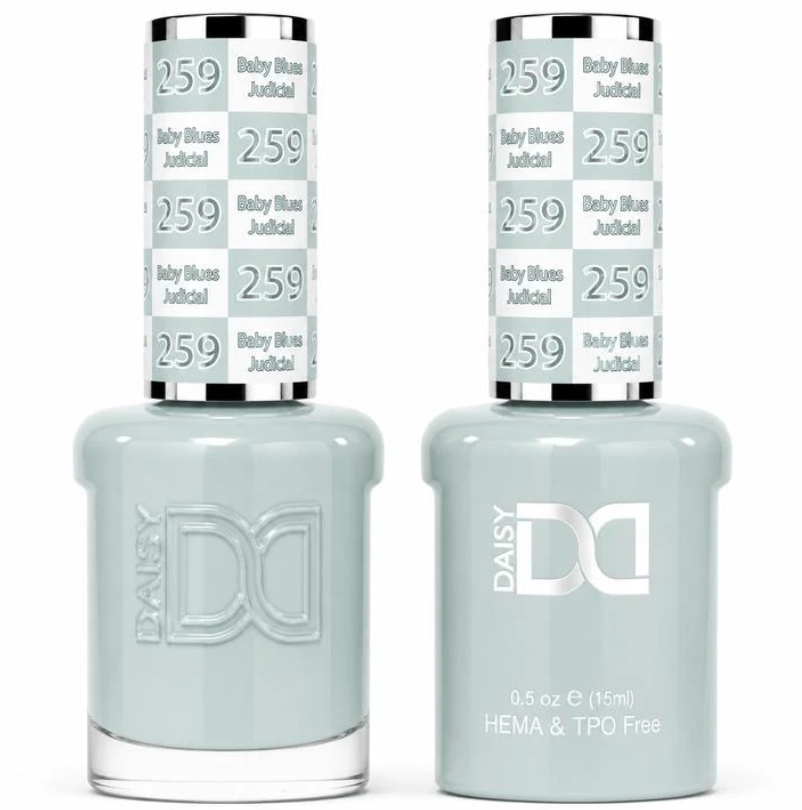 #259 Baby Blues Judicial - DND HEMA & TPO-free Gel & Lacque