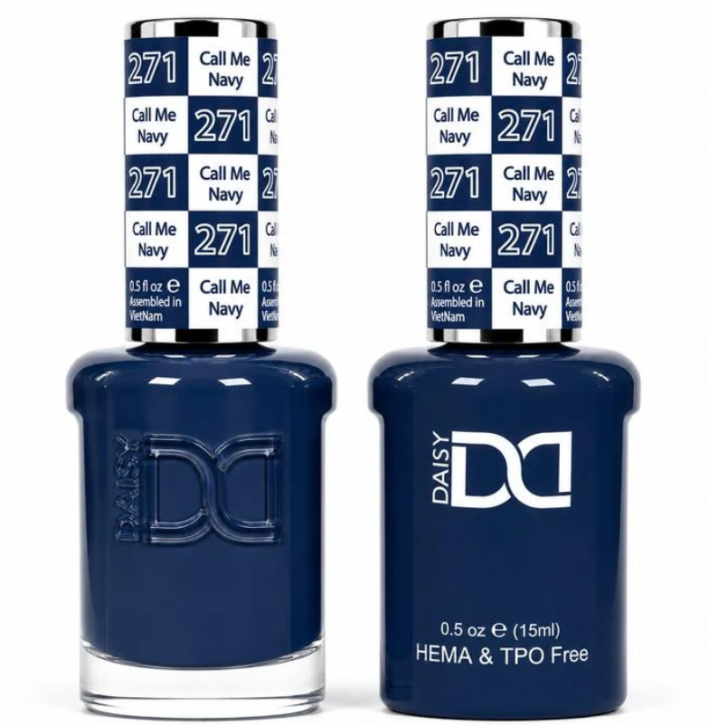 #271 Call Me Navy - DND HEMA & TPO-free Gel & Lacque