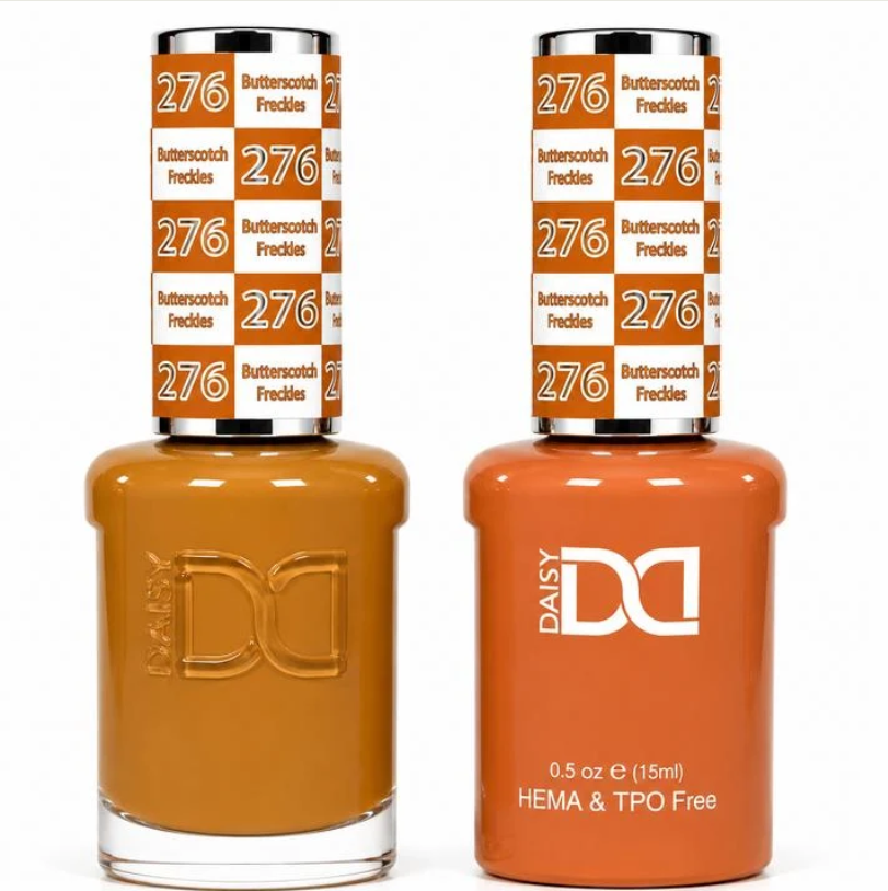 #276 Butterscotch Freckles - DND Libre de HEMA & TPO - Gel & Esmalte Tradicional