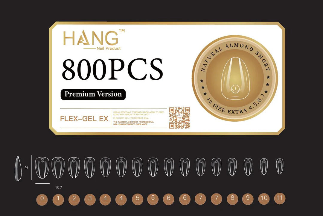 Hang Soft Gel Ex Nail Tip - Almond