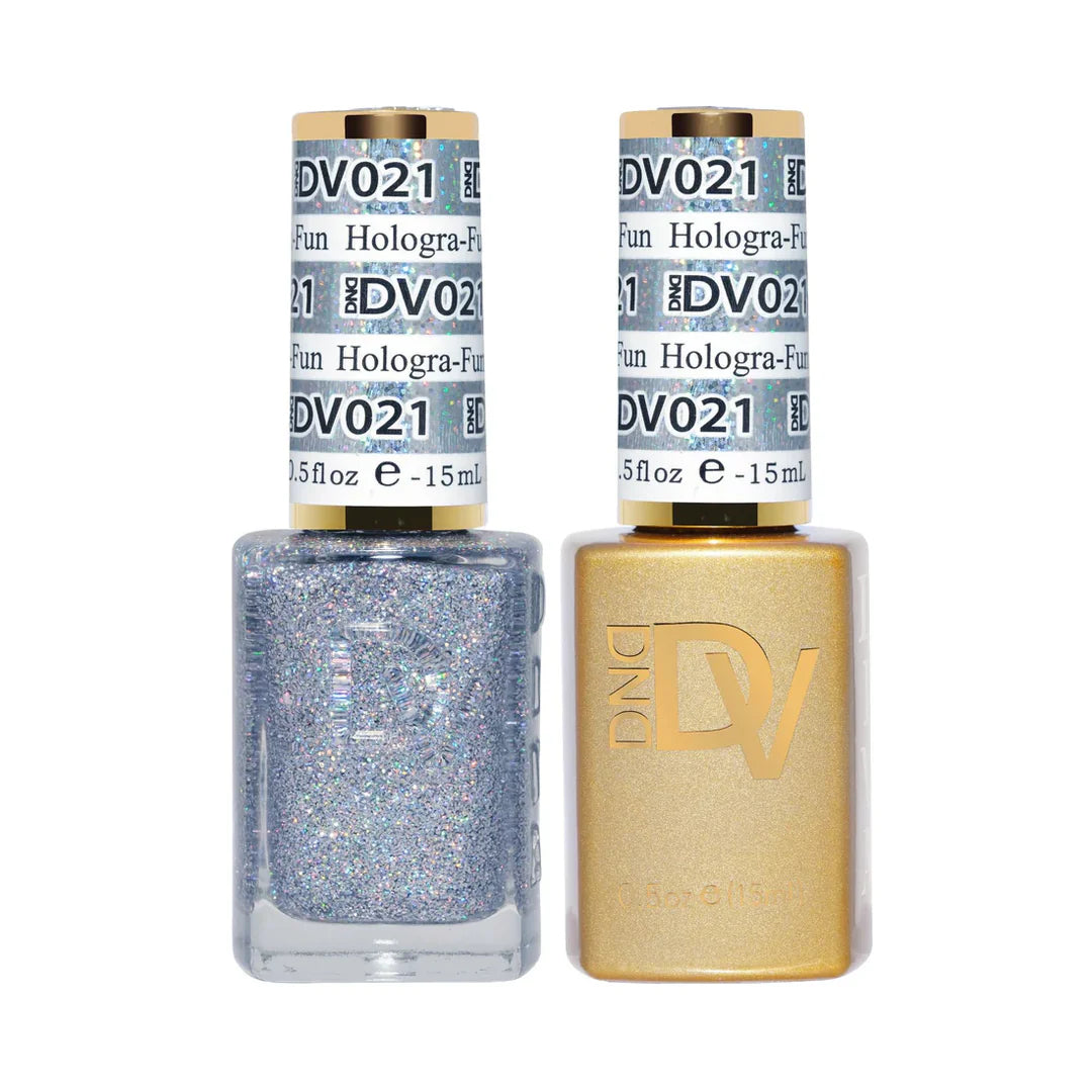 #021 - Esmalte DND Diva Gel UV/LED Soak Off - Hologra-Fun