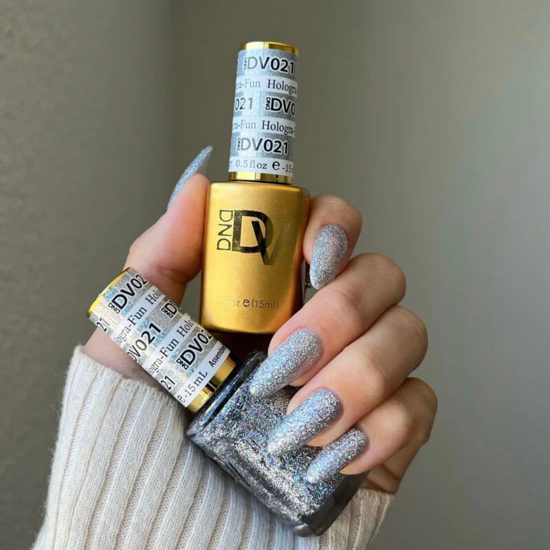 #021 - Esmalte DND Diva Gel UV/LED Soak Off - Hologra-Fun