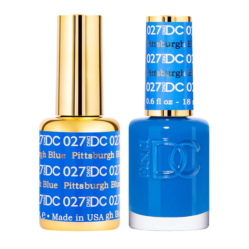 #027 - DND DC Gel UV/LED Soak Off - Azul Pittsburgh