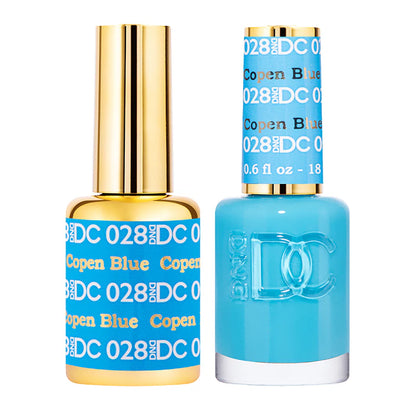 #028 - Esmalte de gel DND DC UV/LED Soak Off - Azul Copen