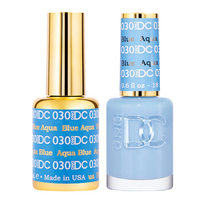 #030 - DND DC Gel UV/LED Soak Off - Azul agua