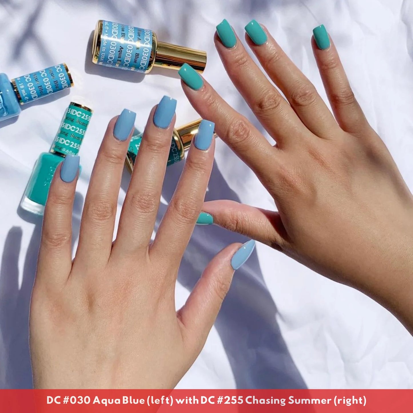 #030 - DND DC Gel UV/LED Soak Off - Azul agua