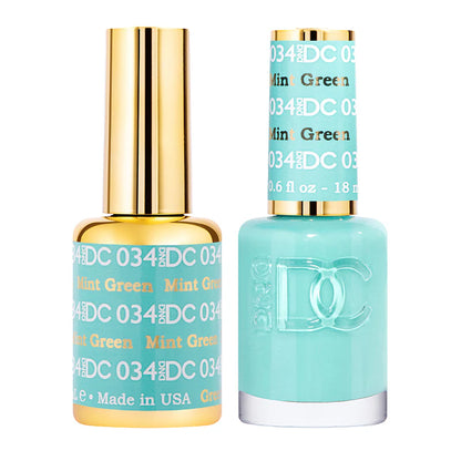 #034 - DND DC Gel UV/LED Soak Off - Verde menta