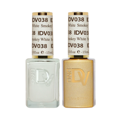 #038 - Esmalte en gel DND Diva UV/LED Soak Off - Blanco ahumado